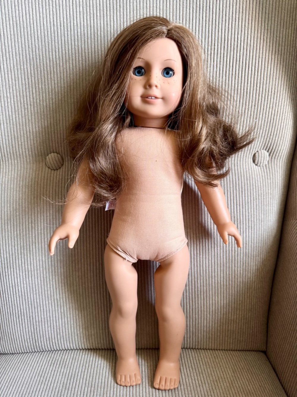American Girl Doll Pleasant Company Early 2000s Freckles Blue Eyes - Picture 12 of 13